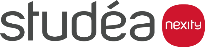 Logo Nexity Studéa, résidence étudiante partenaire de l'EIDM