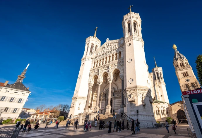 Basilique Notre-Dame de Fourvière à Lyon, ville du campus ESDAC
