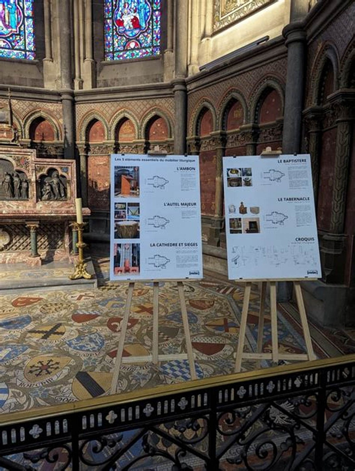 Exposition des créations de mobiliers liturgiques des étudiant.e.s de Lille pour Notre-Dame de Paris