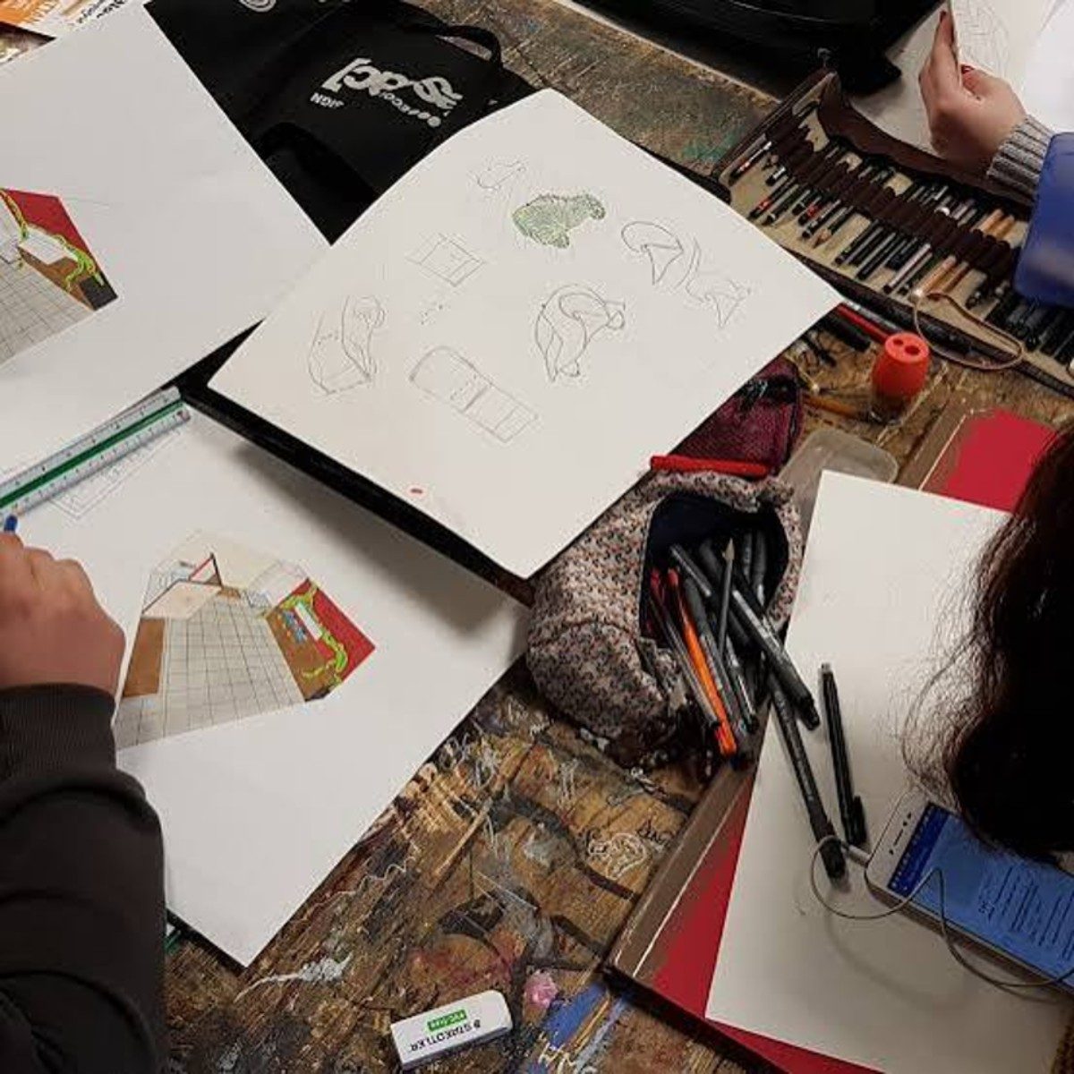Atelier de design à l'ESDAC